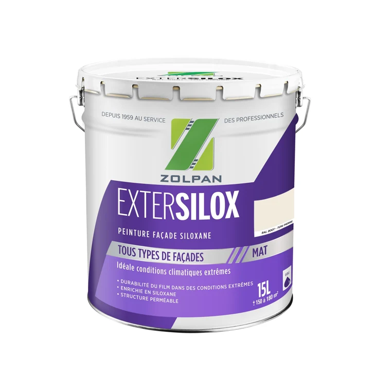 Peinture façade Zolpan Extersilox