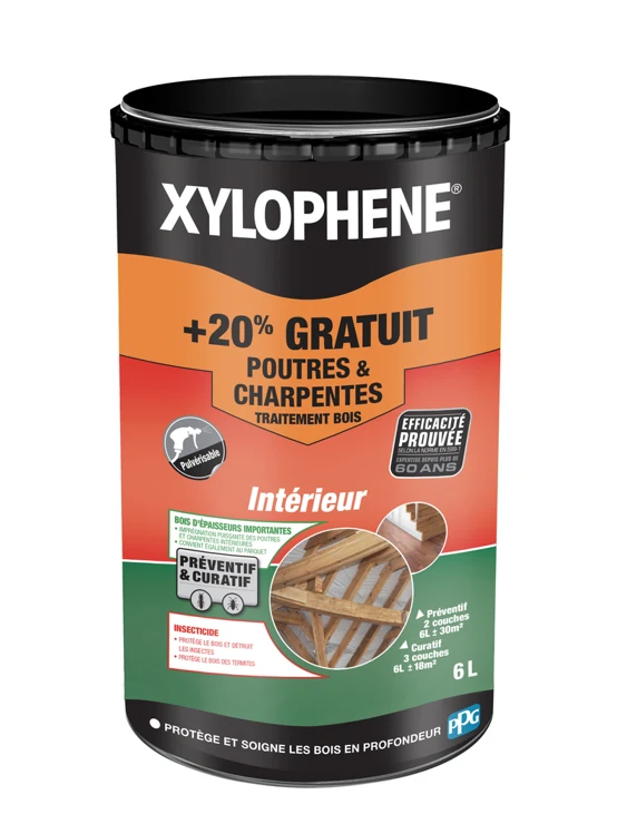 Traitement Xylophène, insecticide et fongicide